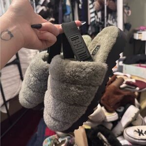 UGG Soft Gray Slippers